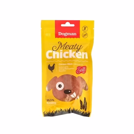 Hundgodis Meaty Chicken Soft Fillets 80g
