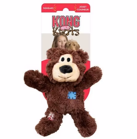 KONG Leksak Wild Knots Bear Mix M/L 19cm