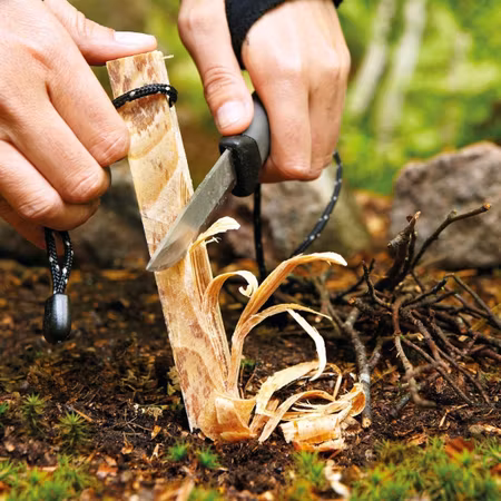 Tändträbox Fatwood 100 g – naturligt tändträ i metalburk