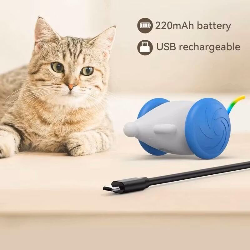 Interaktiv kattleksak - Wicked Rapid Mouse