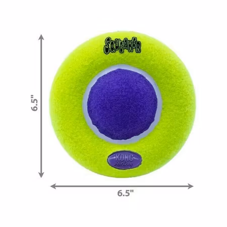 KONG AirDog Squeaker Saucer Flerfärgad M/L 23cm