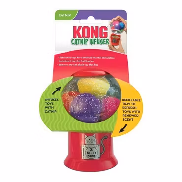 KONG Leksak Catnip Infuser Flerfärgad 13cm