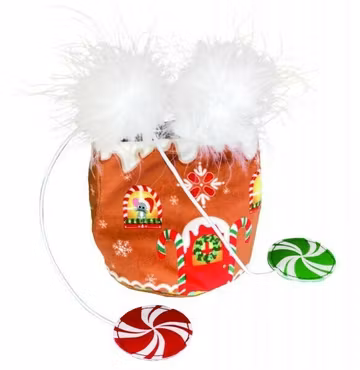 KONG Julleksak Hideaway Gingerbread Flerfärgad 11cm