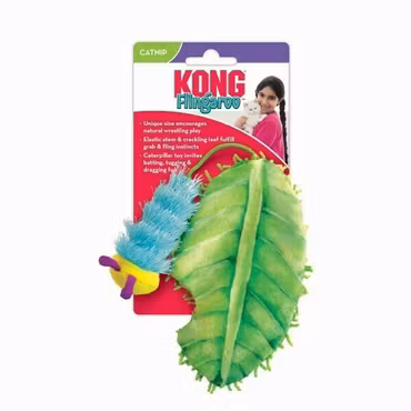 KONG Leksak Flingaroo Caterpillar Flerfärgad