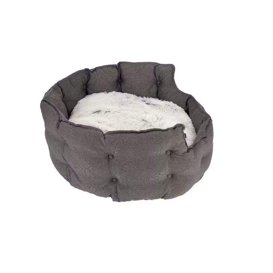 Bädd Classy Memory foam oval Grå