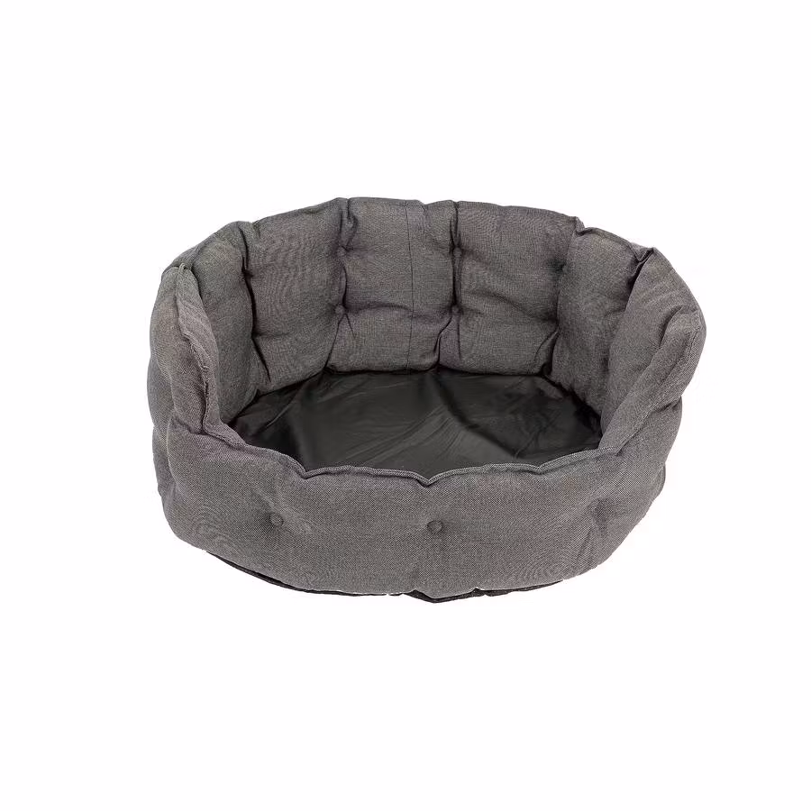 Bädd Classy Memory foam oval Grå