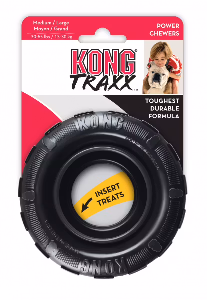 KONG Leksak Tyres Extreme Svart M/L 11cm