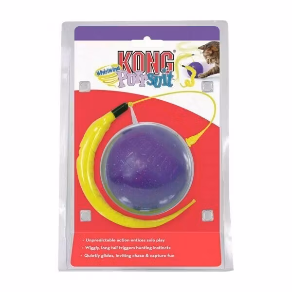KONG Leksak Purrsuit Whirlwind Blå 8cm