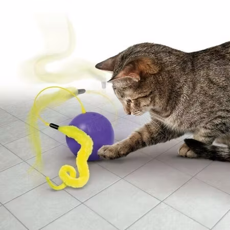 KONG Leksak Purrsuit Whirlwind Blå 8cm