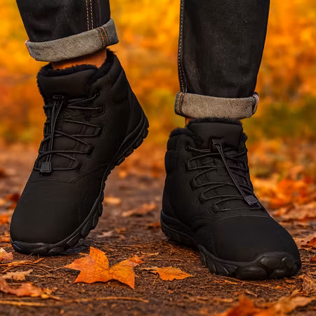 Fodrade barfotaskor Höst-Vinter