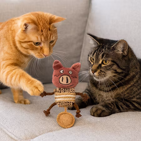 Kattleksak KorrePig Flerfärgad