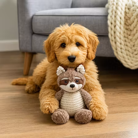 Leksak CozyRaccoon Grå L 35cm