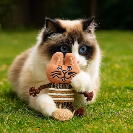 Kattleksak KorreBunny Flerfärgad