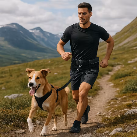 Handsfreebälte m expander 60-120/40 cm. Koppel 1,0-1,35 m/25 mm