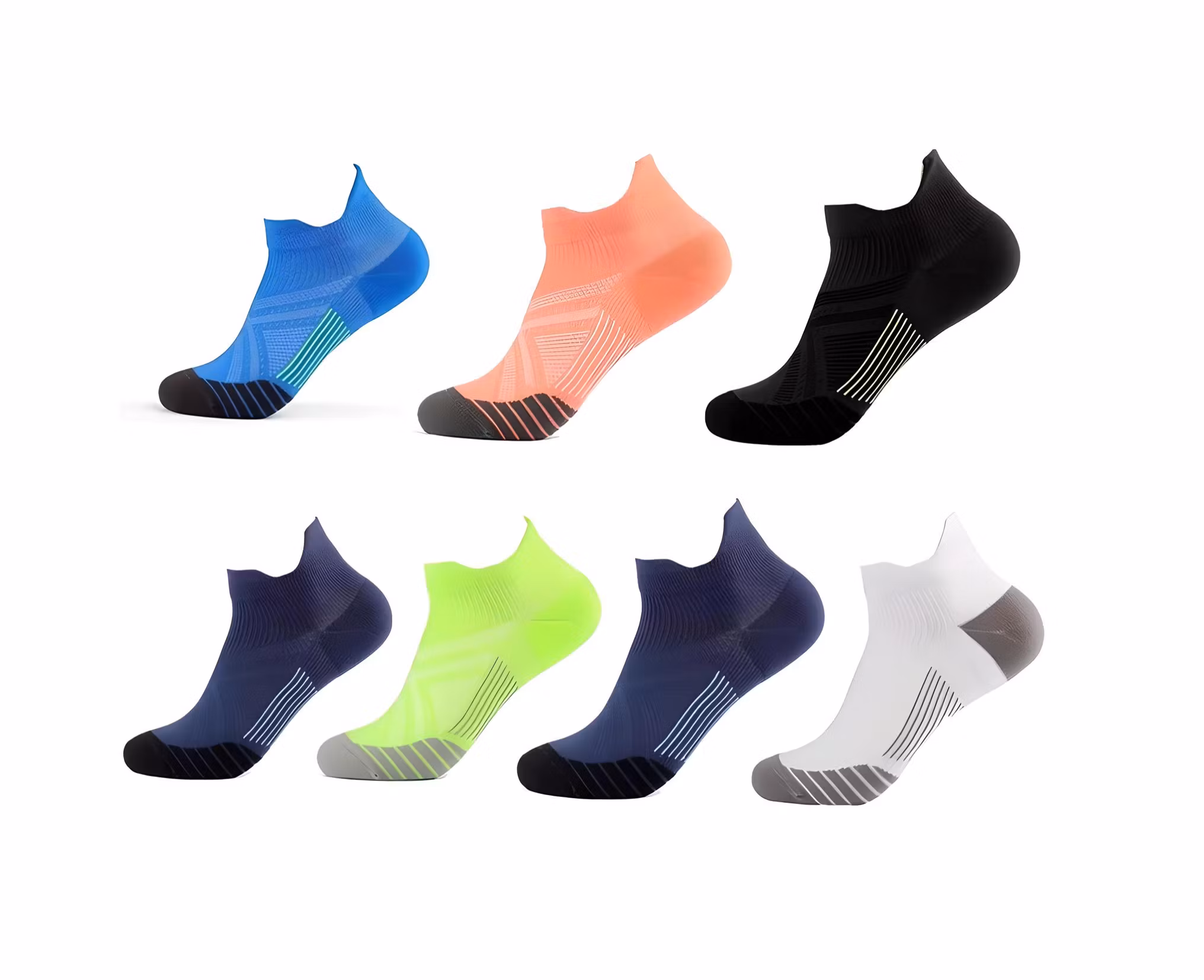 6-Pack Ankelstrumpor kompression