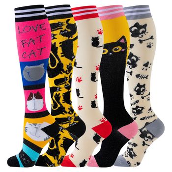 Kompressionsstrumpor Funny Cats 5-Pack