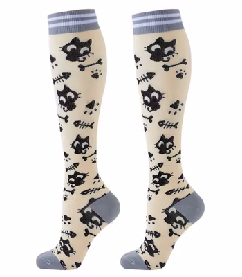 Storpack Kompressionsstrumpor Funny Cats (5-Pack)