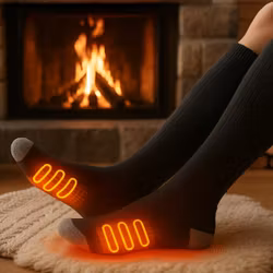 Värmestrumpor med starkt batteri