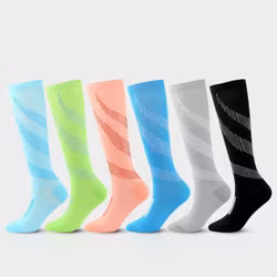 Kompressionsstrumpor Stripes Pure Colour