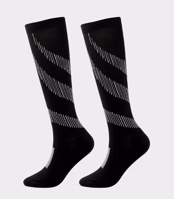 Kompressionsstrumpor Stripes Pure Colour