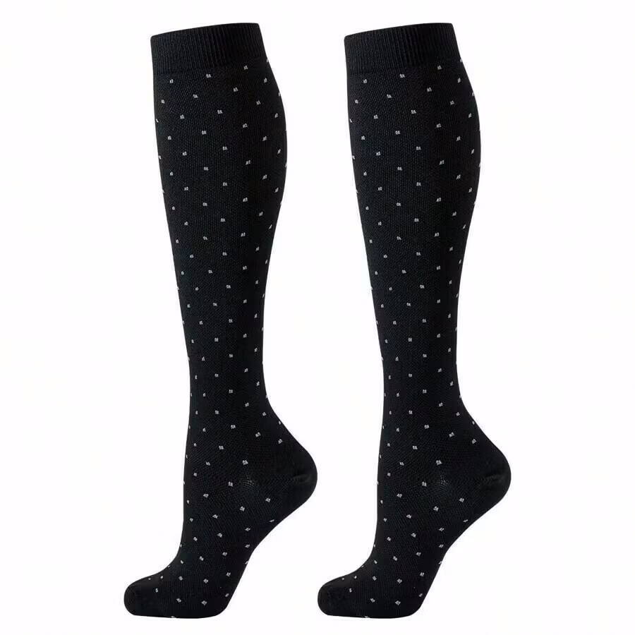 6-Pack Stödstrumpor Midnight Heart and Stripes