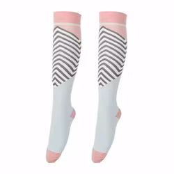 Stödstrumpa Pink Zebra Nr 124