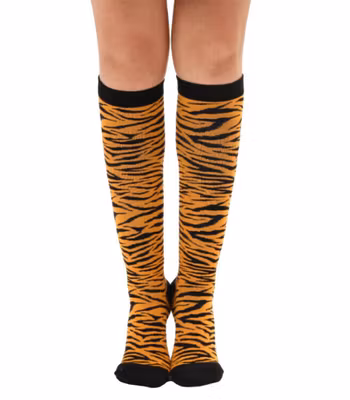 Kompressionsstrumpor Zebra Gul Nr 128