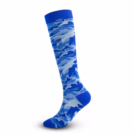 Stödstrumpa Camouflage Blue Nr 109