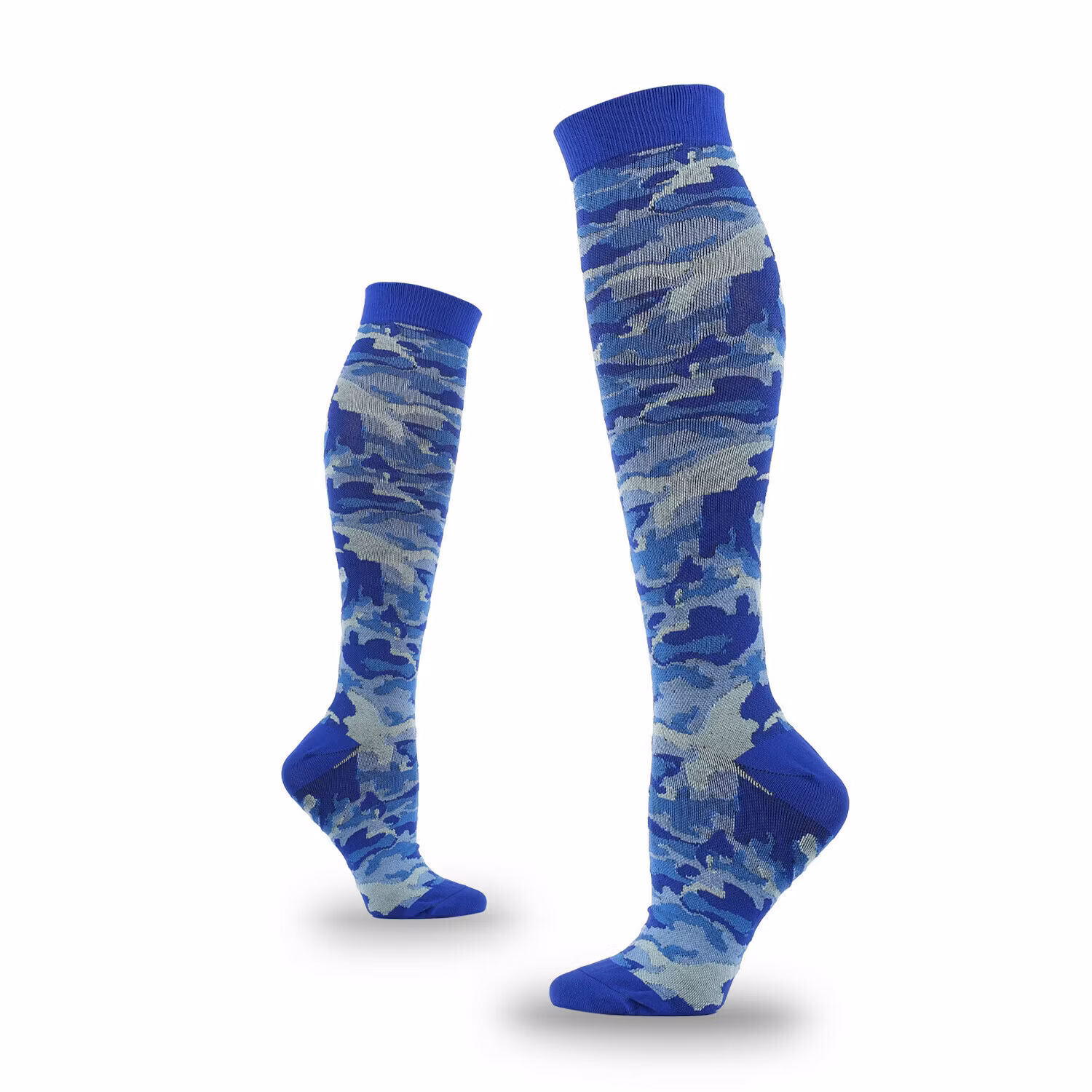 Stödstrumpa Camouflage Blue Nr 109