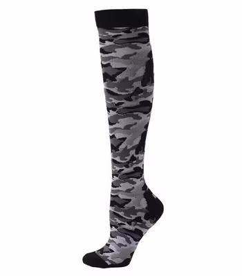 Stödstrumpa Camouflage Grå Nr 110