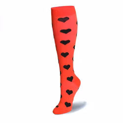Stödstrumpa Black hearts Nr 91