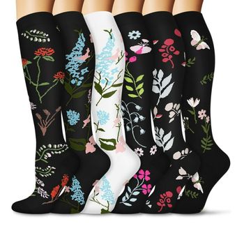 Kompressionsstrumpa Flower