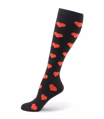 Stödstrumpor Red Hearts Nr 32