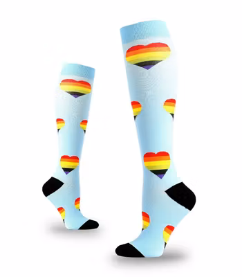 Kompressionsstrumpor Hart Rainbow Nr 28