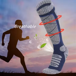 Vinter och fritidsstrumpor Grå-Orange