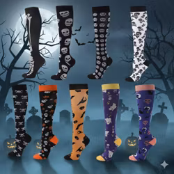 Stödstrumpor Skull and Ghosts