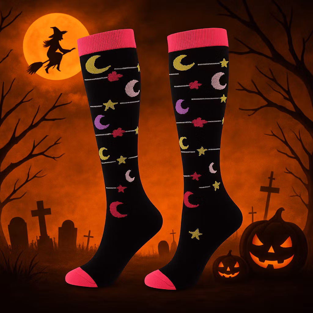 Stödstrumpa Stars and Moon Nr 85