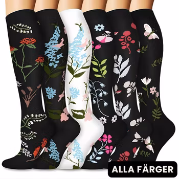 Kompressionsstrumpa Flower