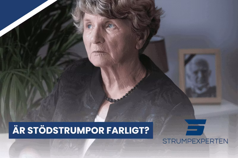 Är stödstrumpor farliga att ha på sig?