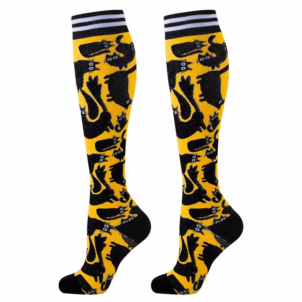 Storpack Stödstrumpor Funny Cats (5-Pack)