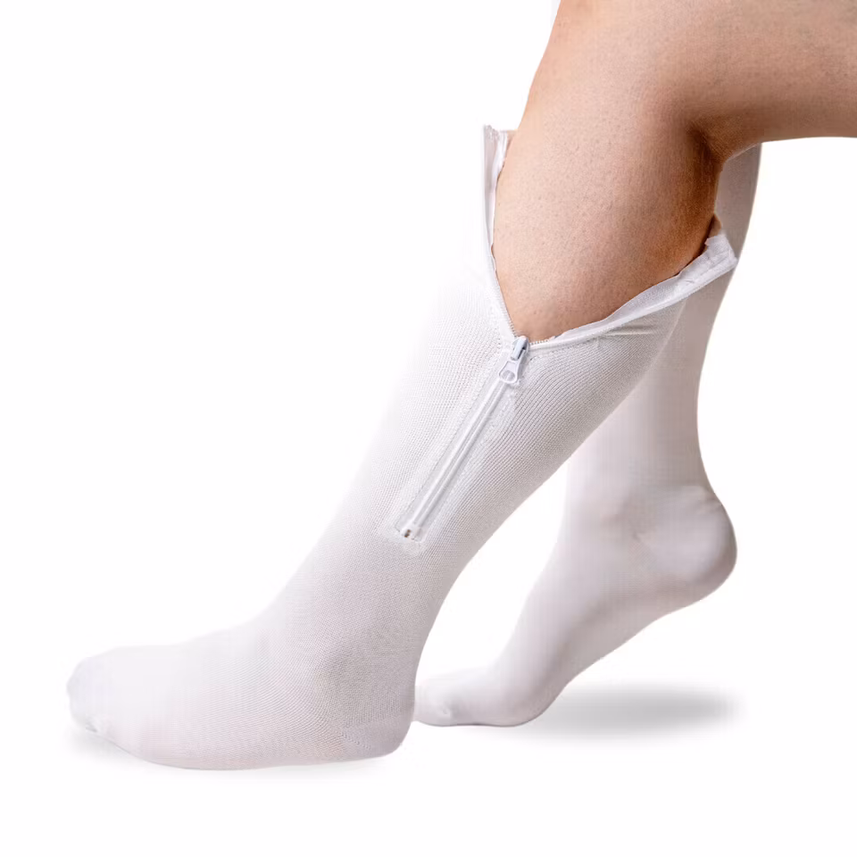 Trofast Stödstrumpa med dragkedja (Frost White)
