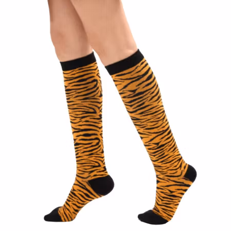 Stödstrumpor Zebra Gul Nr 128