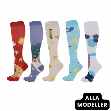 Stödstrumpor - Food series