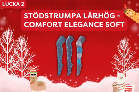 Stödstrumpa lårhög - Comfort elegance soft serie