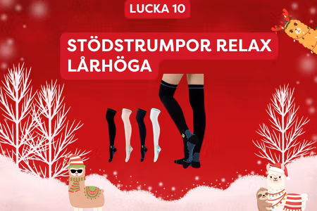 Stödstrumpor Relax Lårhöga