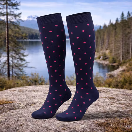 Stödstrumpor Red Dots Nr 143