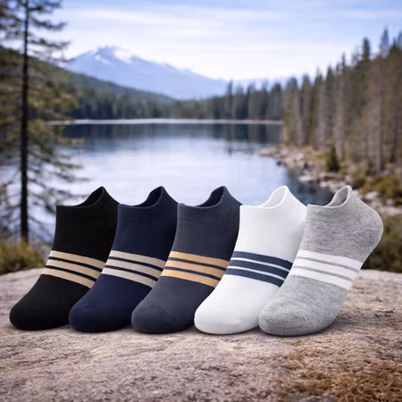 Ankelstrumpor Stripe 5-Pack