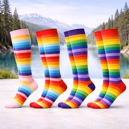 Lång Strumpa Rainbow Series - Stripe