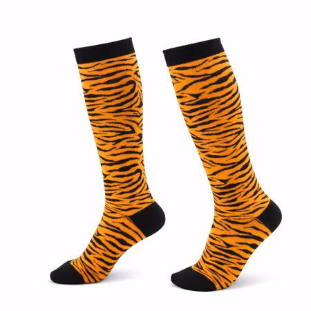 Stödstrumpor Zebra Gul Nr 128