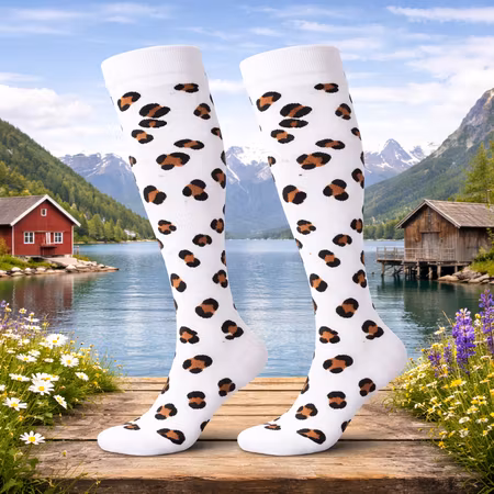Stödstrumpor Leopard